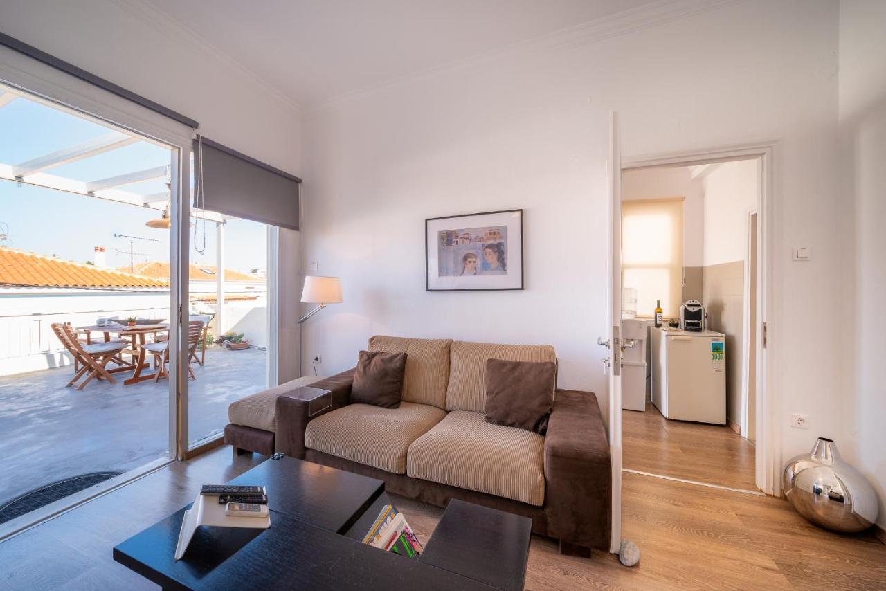 The Roof - Flat Sea View In Aegina Town Apartment Ngoại thất bức ảnh