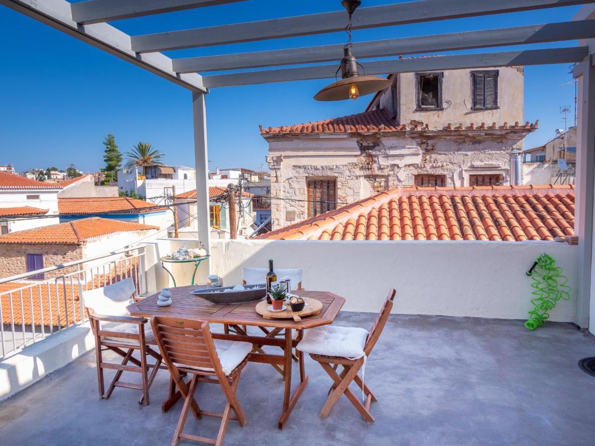 The Roof - Flat Sea View In Aegina Town Apartment Ngoại thất bức ảnh