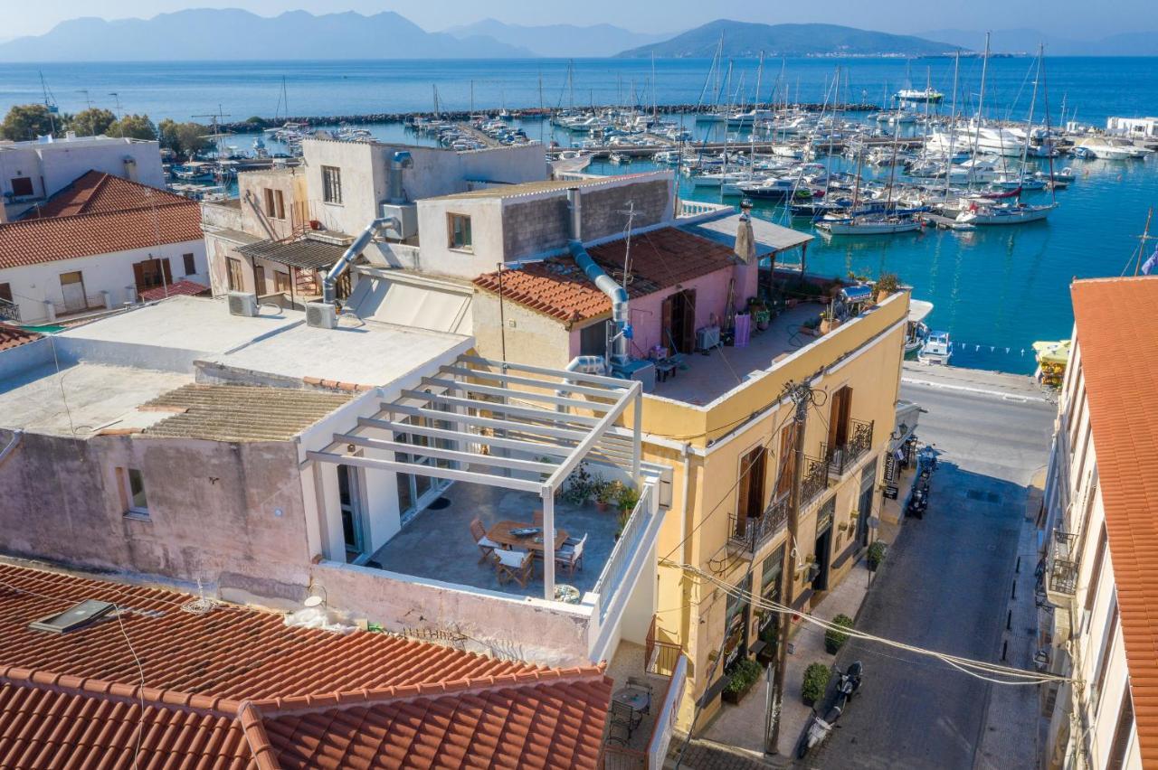The Roof - Flat Sea View In Aegina Town Apartment Ngoại thất bức ảnh